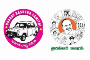 సోషల్ మీడియా పార్టీలు వైసీపీ, బీఆర్ఎస్ !