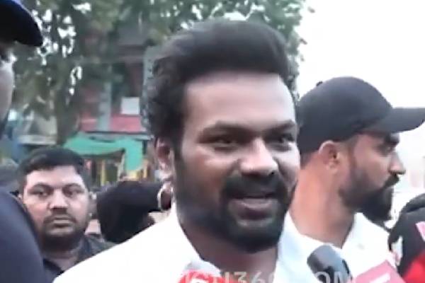 Manchu manoj media interation in allagadda