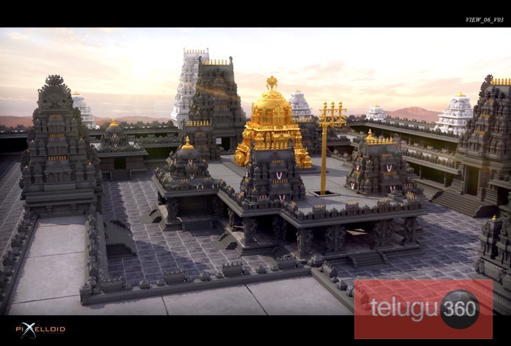 Gallery Yadagirigutta temple design by Anand Sai