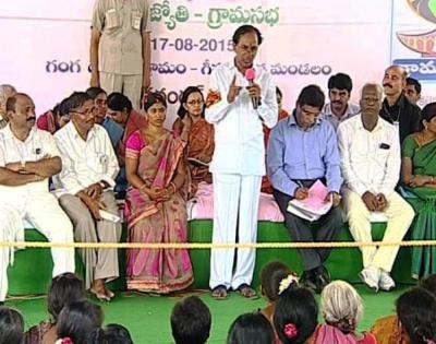 KCR announces Rs 10 cr bonanza to Gangadevipalli