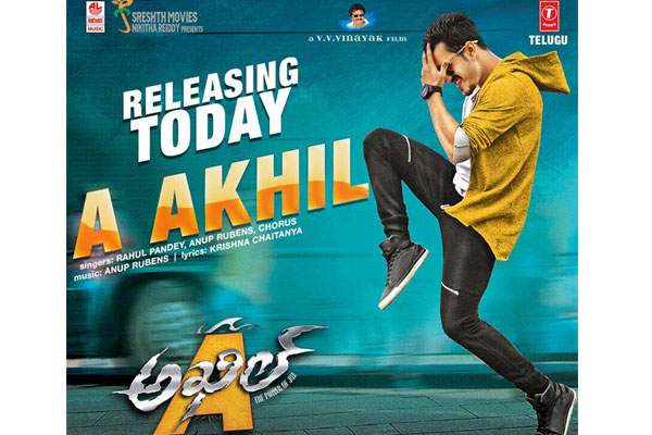 A single from ‘Akhil’ to be unveiled today