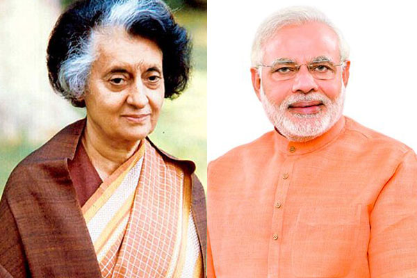 Did Indira Gandhi inspire Narendra Modi?