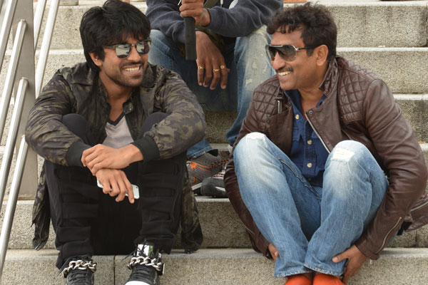 Ram Charan on a shooting spree!