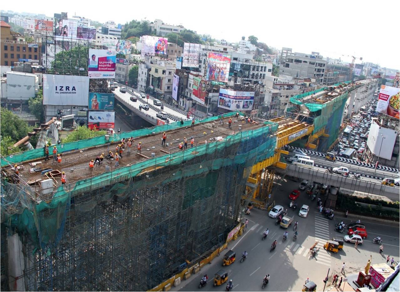 Hyderabad Metro completes toughest job