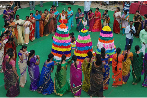 Nine day floral festival ends on high note in Telangana