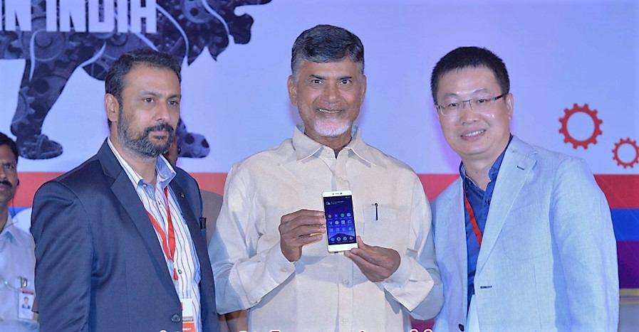 Naidu launches Gionee’s ‘Make in India’ phone