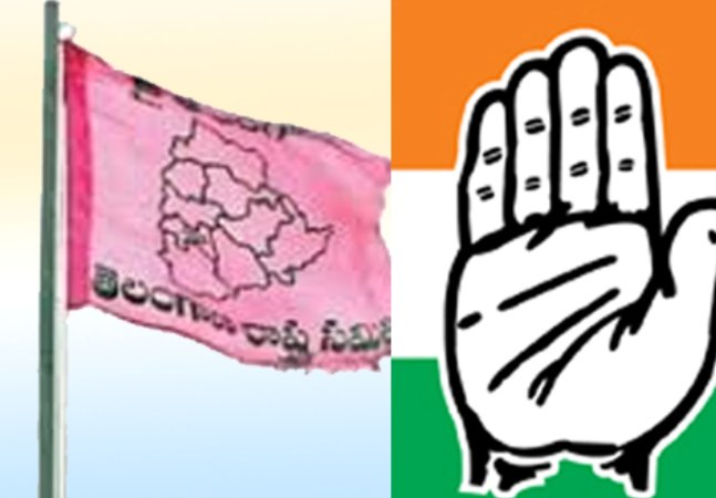 TS Congress New Slogan for GHMC polls : TRS Master of Defections