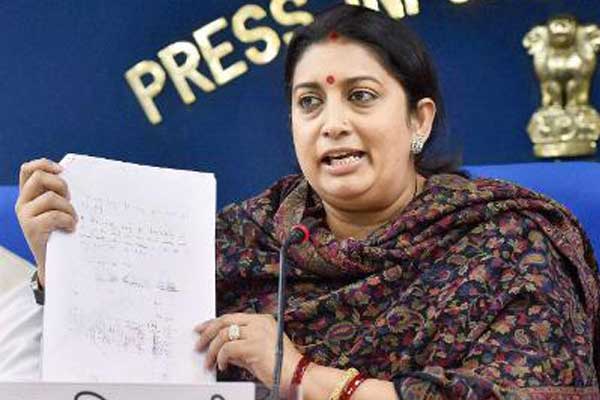 GHMC polls: Smriti Irani says Rohingyas enlisted in voters list