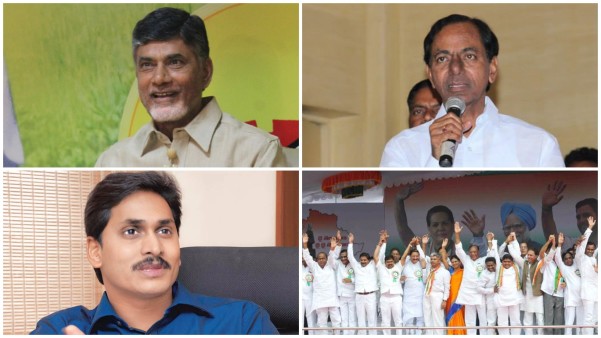 CBN Jagan KCR and T Congress