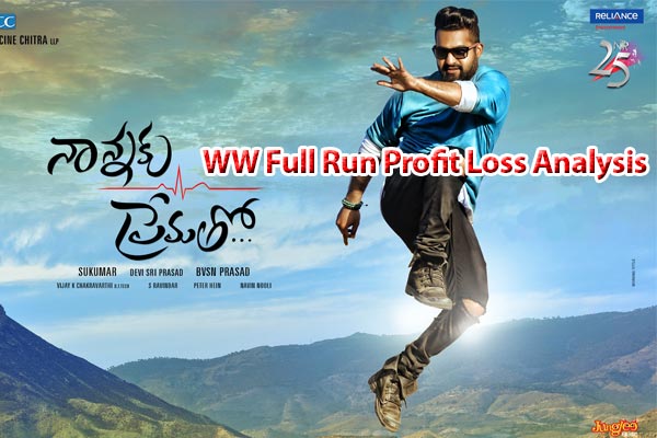 WW Full Run Profit Loss Analysis  : Nannaku Prematho