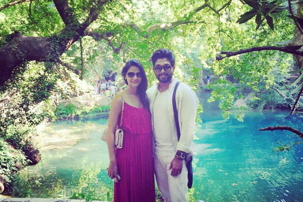 Allu Arjun on Holiday to Turkey with his wife Sneha
