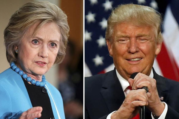 Trump, Clinton turn presidential debate into personal war