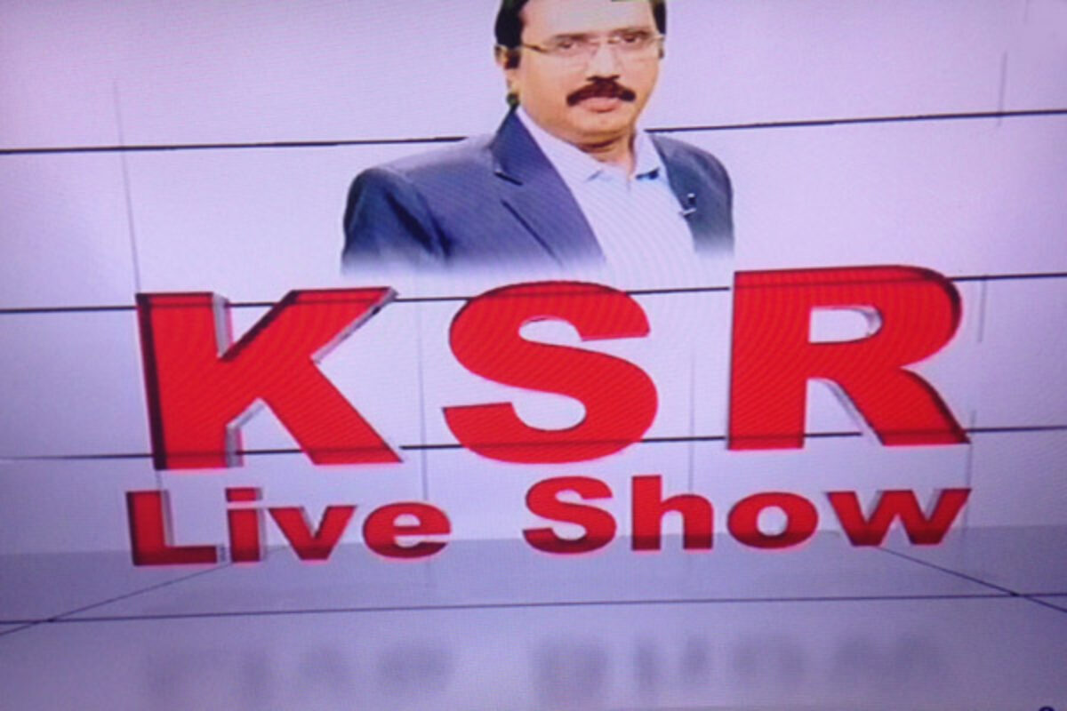 Edgy Ksr Resumes Live Show On Sakshi Tv