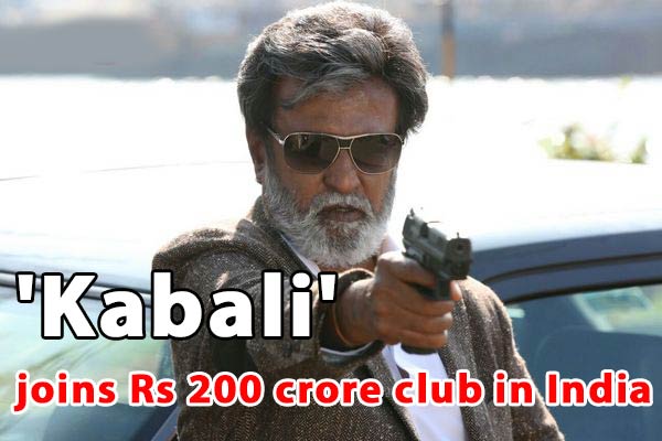 Rajinikanth's 'Kabali' joins Rs 200 crore club in India