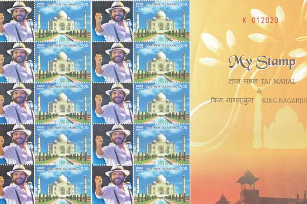 Stamp to be launched on Nagarjuna B'day, Nagarjuna private stamp Nirmala Convent