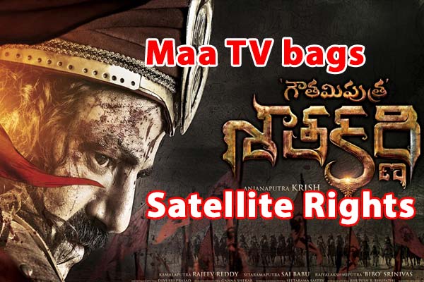 Gautamiputra Satakarni Satellite Rights Price, Maa Tv bags NBK 100th movie Satellite Rights for 9 crores,