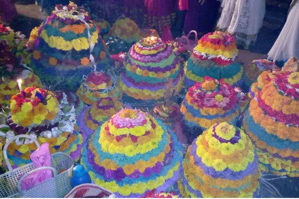 Telangana’s state festival Bathukamma off to a colourful start
