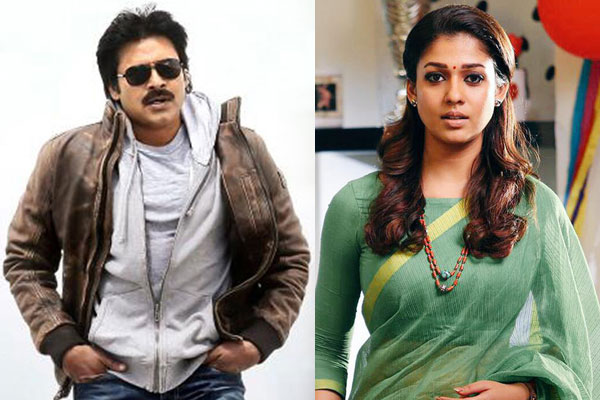 Nayanthara with Pawan Kalyan