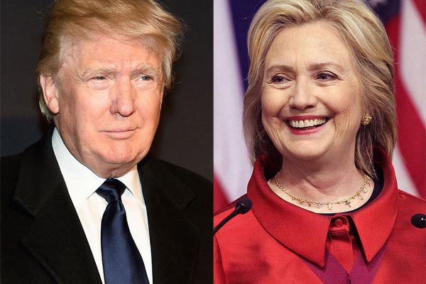 Clinton, Trump in tight race to White House