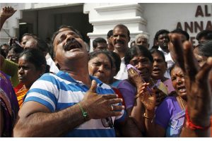 Tamil Nadu plunged into sorrow