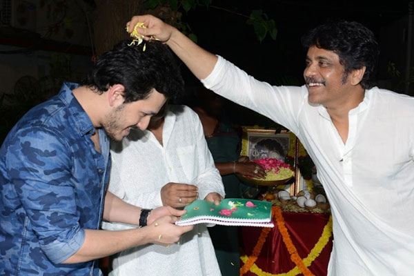 Akhil second movie Launch