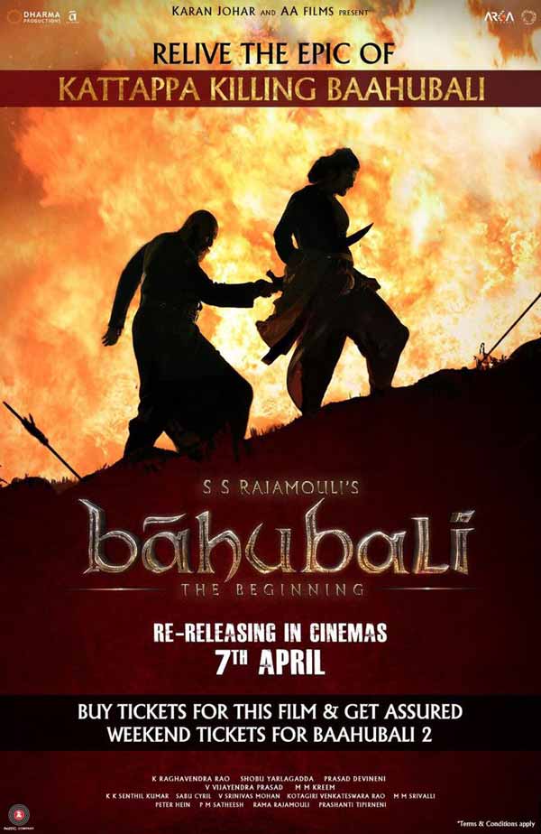 Baahubali: The Beginning gearing up for Re-Release, Baahubali Re-Release date, Baahubali part 1 Re Release on April 7th