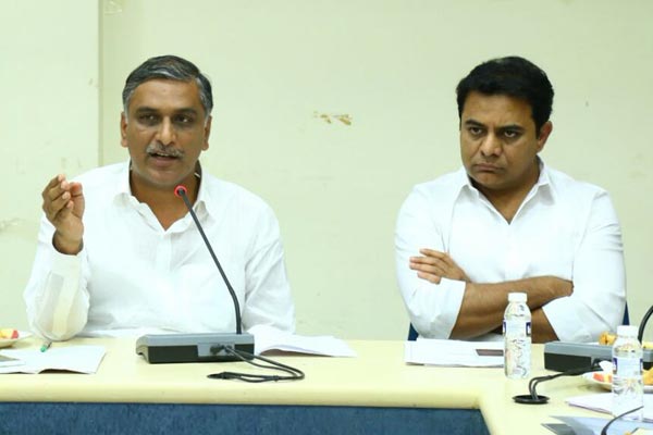 We have to live with virus, says KTR, Harish Rao