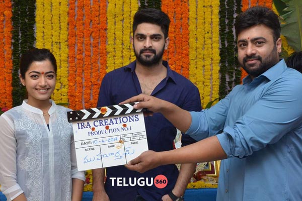 Naga Sourya New Movie Opening, Nara Rohit clap the Naga Sourya New Movie