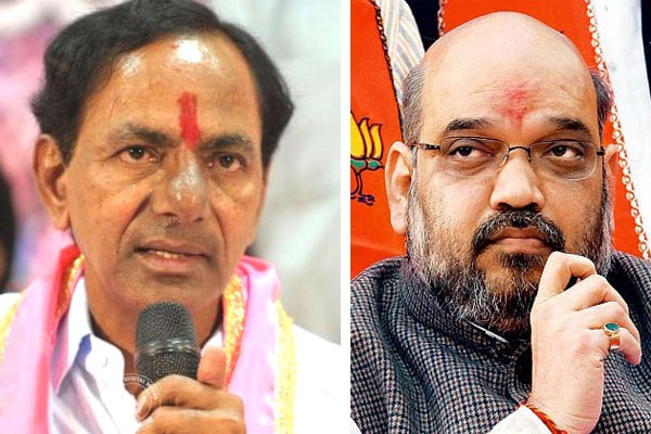 KCR and Amit Shah