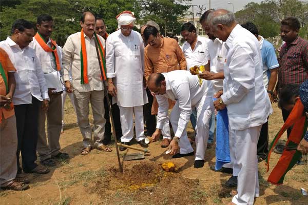 BJP readies Siddhartha Medical College grounds for Shah meet