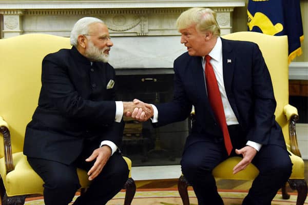 Donald Trump and Narendra Modi met