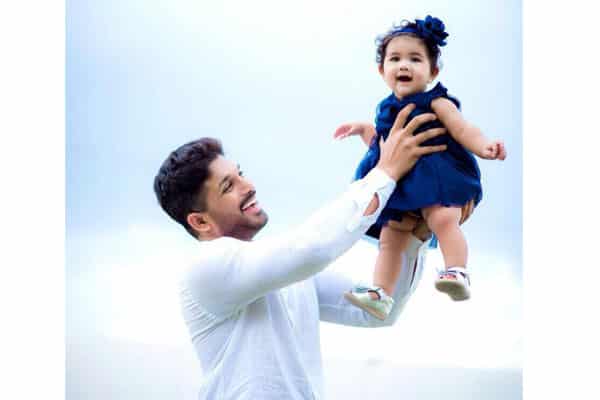 Allu Arjun's picture with daughter goes viral