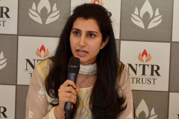 Nara Brahmani speaks about her political career
