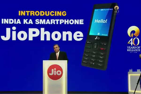 Reliance Jio launches JioPhone for zero cost