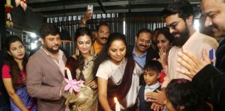 Ram Charan and MP Kavitha launches Surender Reddy Ulavacharu restaurant