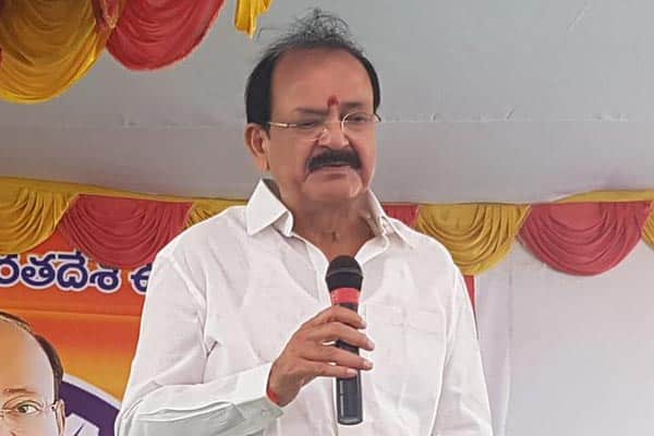 Venkaiah felicitated in Amaravati, says retired but not tired