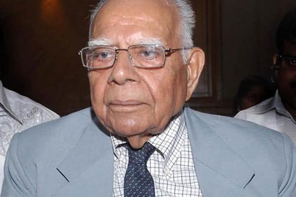 Ram Jethmalani may argue on behalf of Jagan in Court