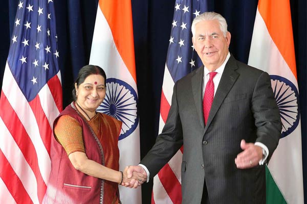 Sushma Swaraj takes up H1B visas with US