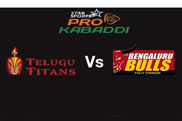 Telugu Titans, Bengaluru Bulls draw PKL-5 contest