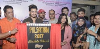 Hebah Patel and Naga Anvesh Unveils the Logo of Pulsation 2017