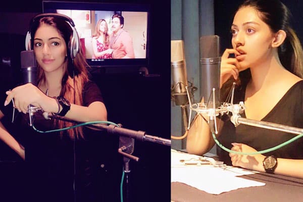 Heroine Anu Emmanuel first time dubbing for Agnatavaasi