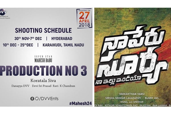 Bharath Ane Nenu Vs Naa Peru Surya Who will finally budge ?