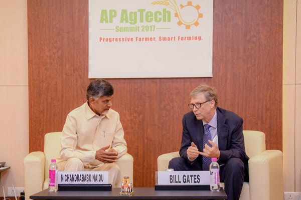 Bill Gates recalls first meeting with Naidu 20 years ago