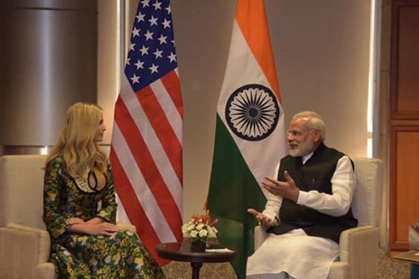 Modi hard sells India, Ivanka for equitable laws for women