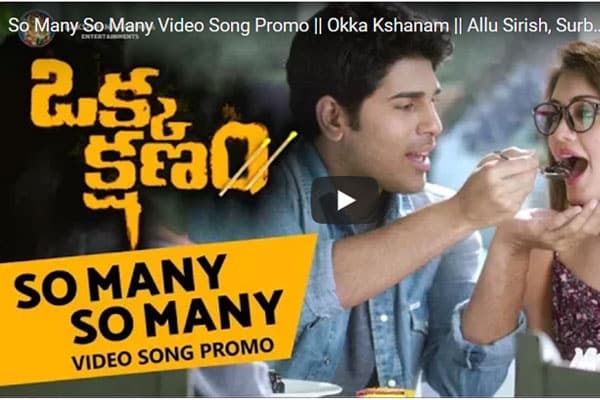 Okka Kshanam’s Quirky Promo Video