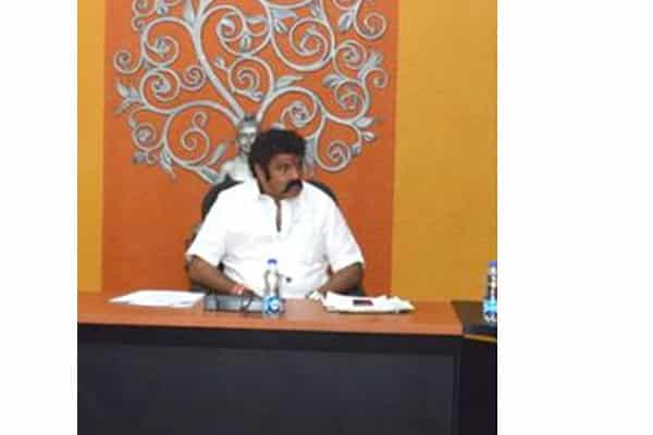 Balakrishna Sits In CM Seat In Camp Office