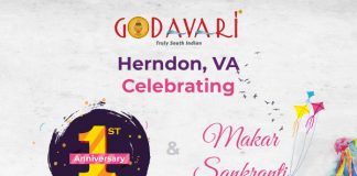 “Godavari Herndon to Celebrate 1st Year Anniversary”