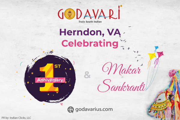 “Godavari Herndon to Celebrate 1st Year Anniversary”