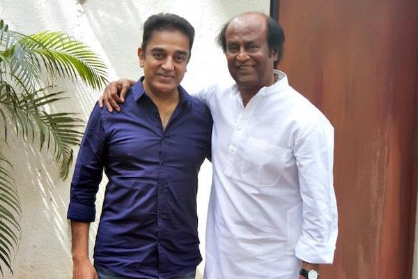 Kamal Haasan calls on Rajinikanth