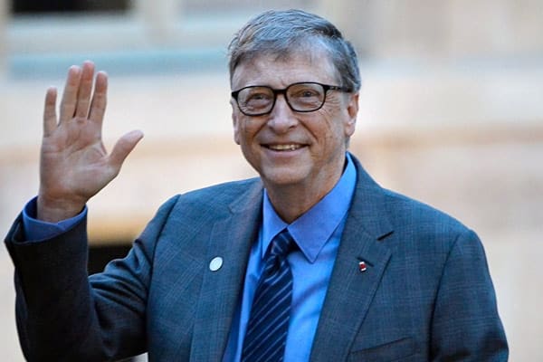 Microsoft founder Bill Gates on small screen